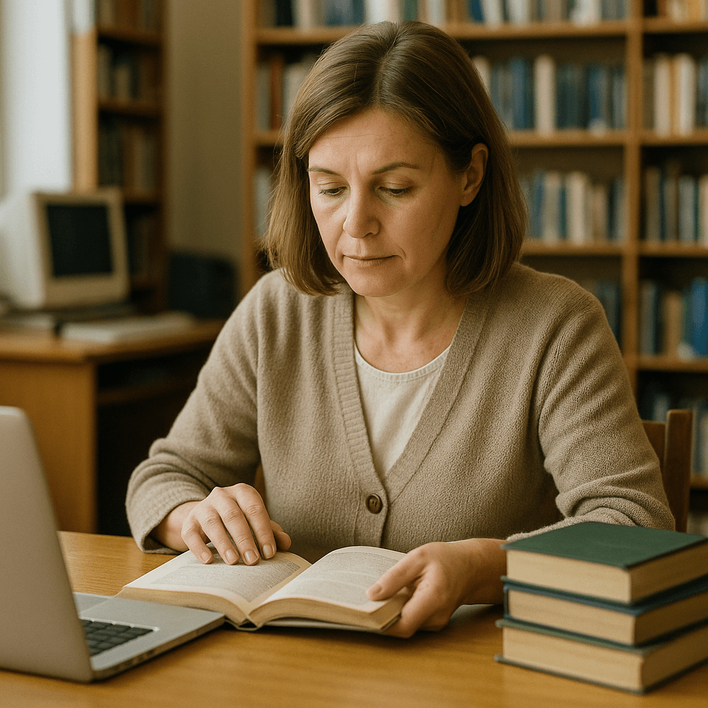 Иллюстрация: Библиотечное дело (педагог-библиотекарь)