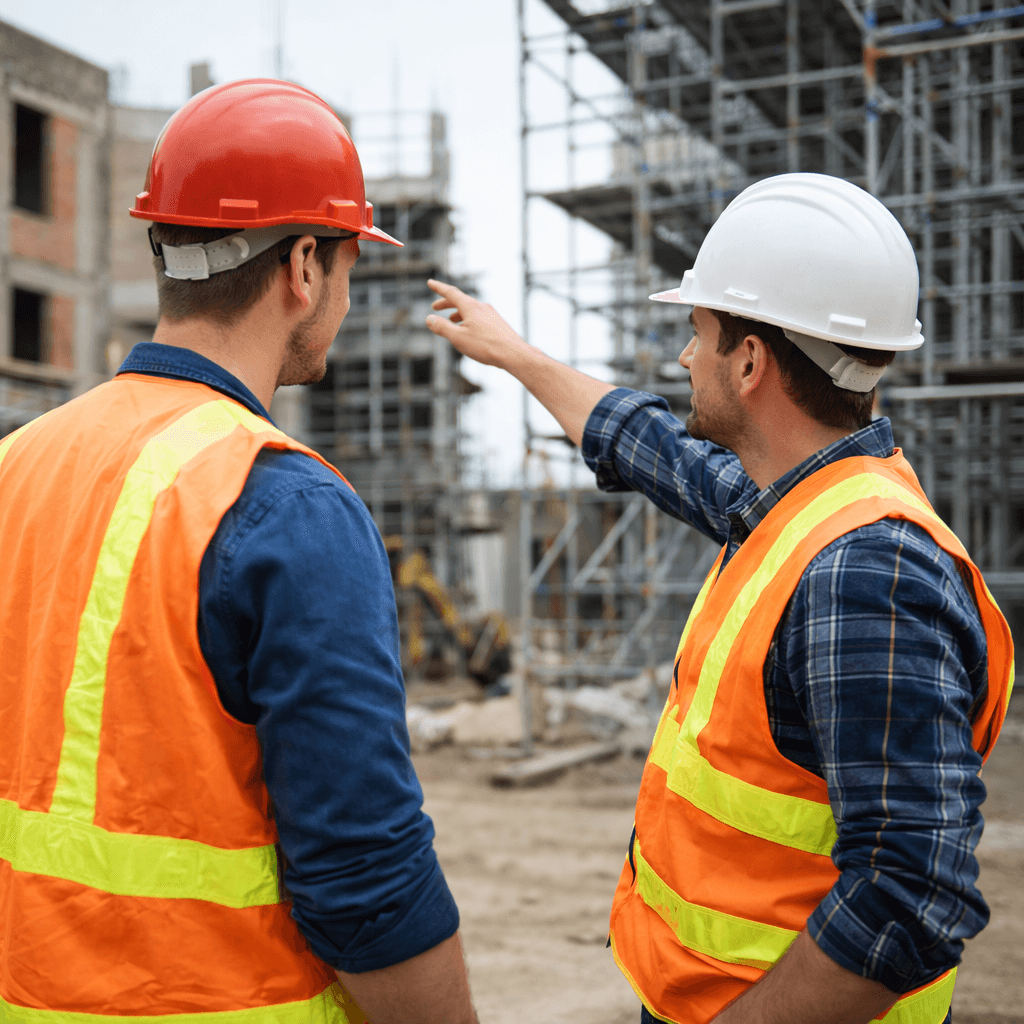 Иллюстрация: Безопасность в строительстве