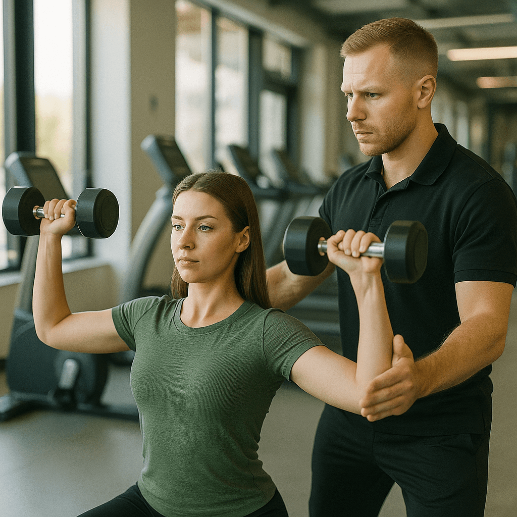 Иллюстрация: Инструктор тренажерного зала