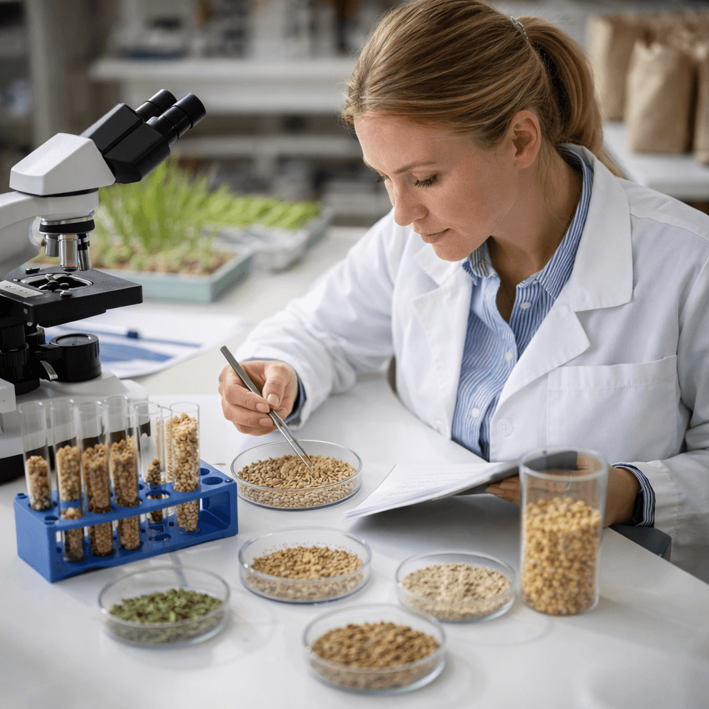 Иллюстрация: Лаборант по испытанию и апробации семян сельскохоз. культур