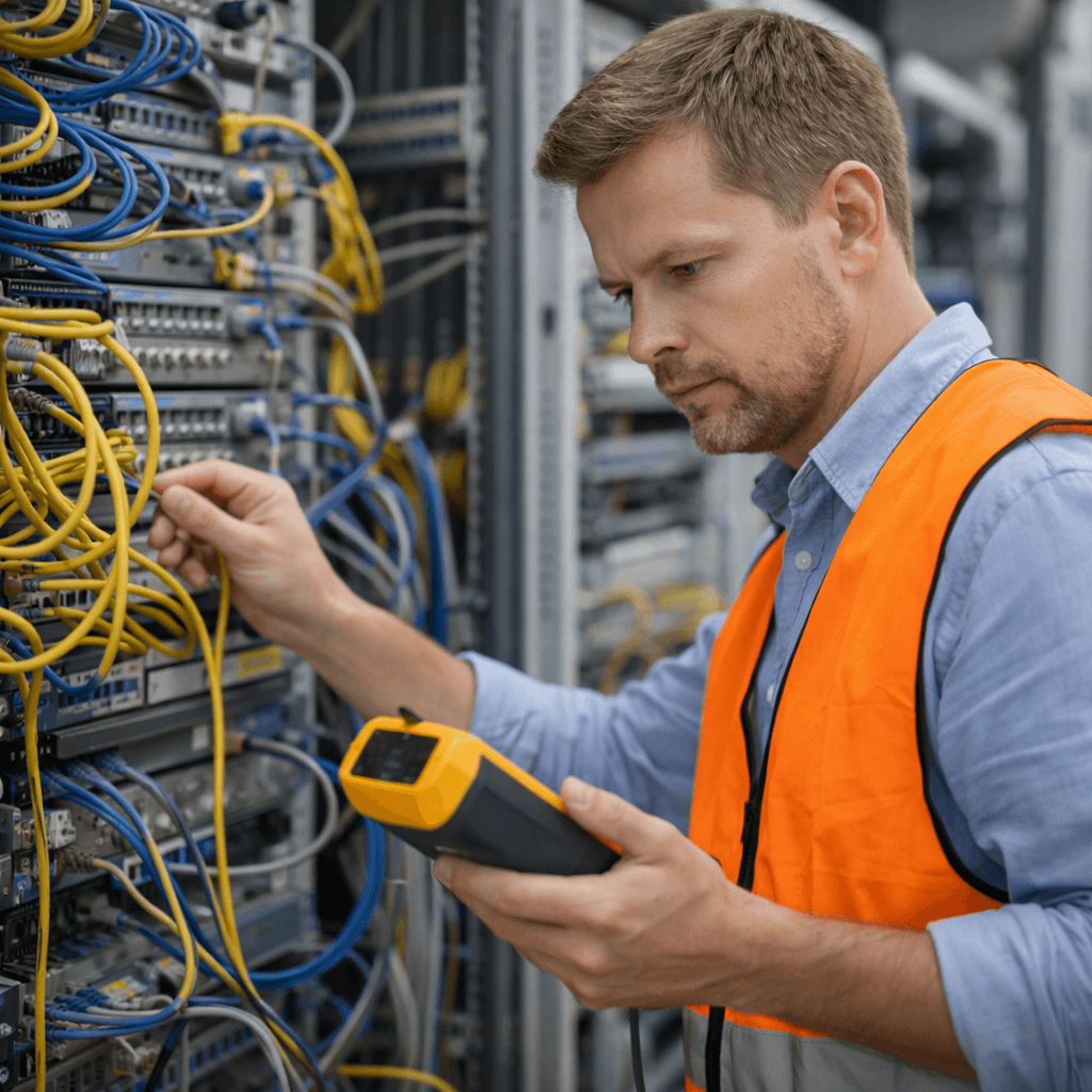 Иллюстрация: Инженер связи (телекоммуникаций)