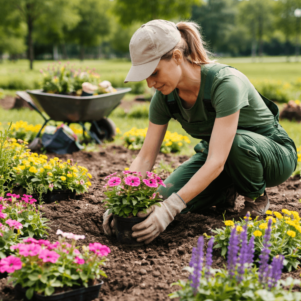 Иллюстрация: Благоустройство и озеленение территорий