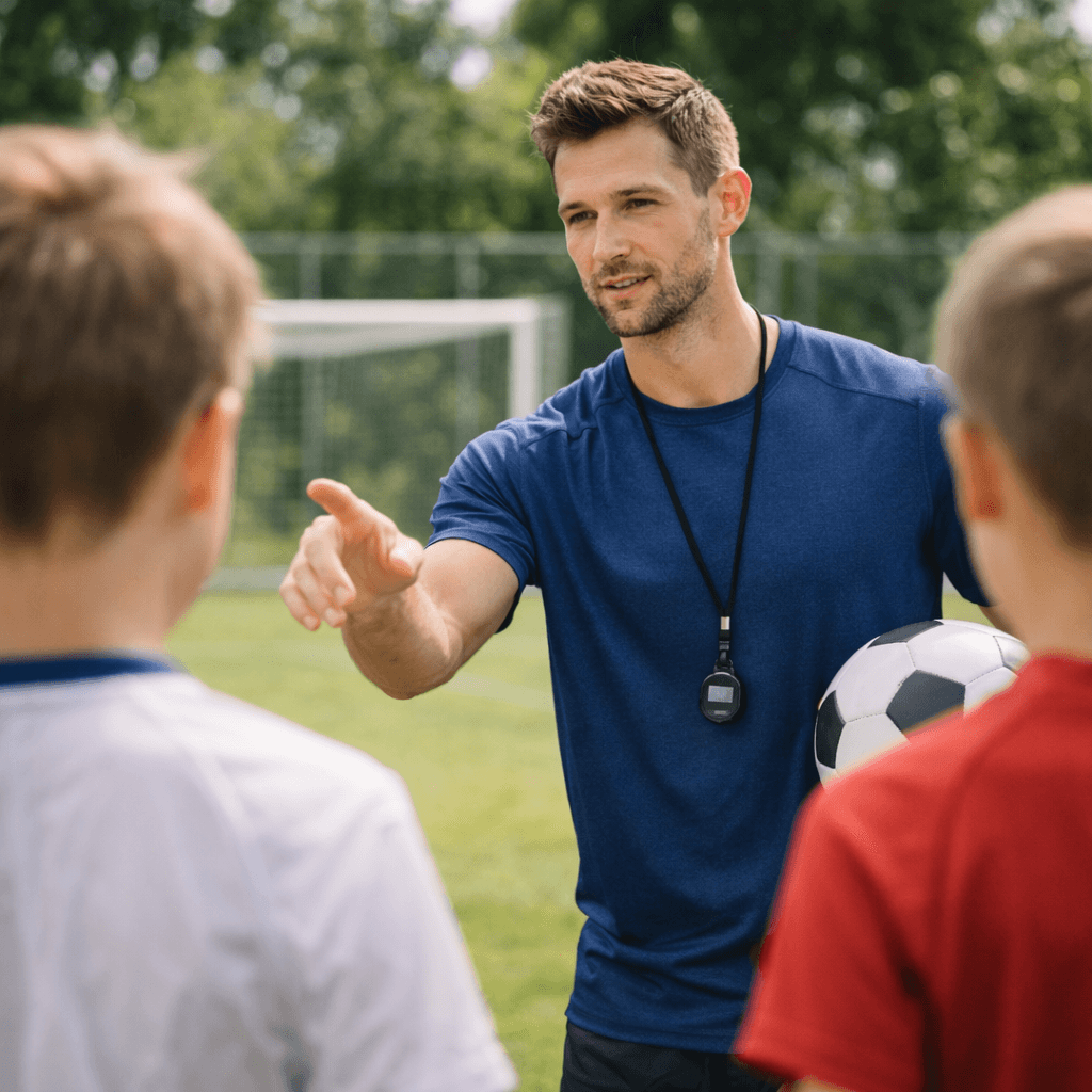Иллюстрация: Тренер по футболу