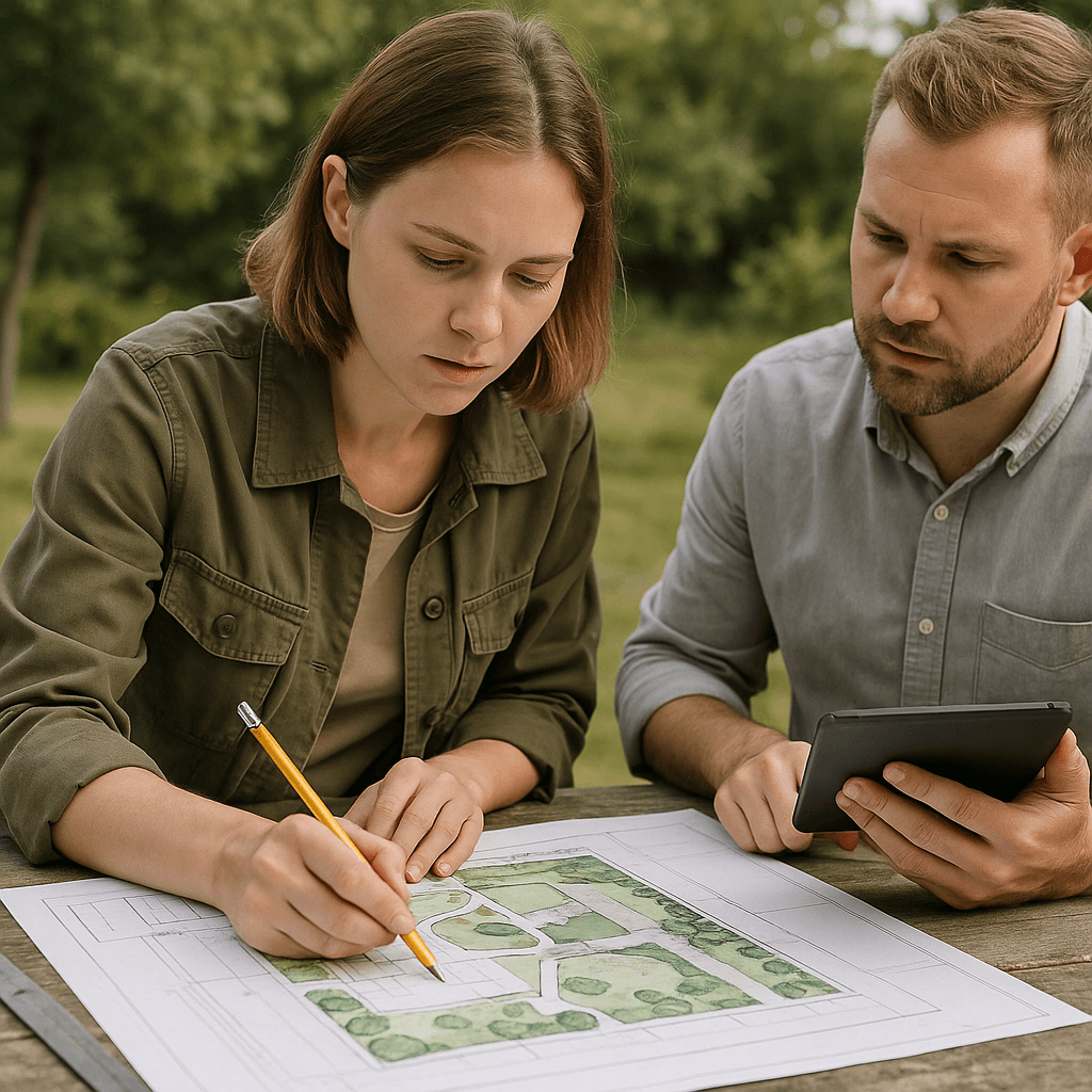 Иллюстрация: Ландшафтный архитектор