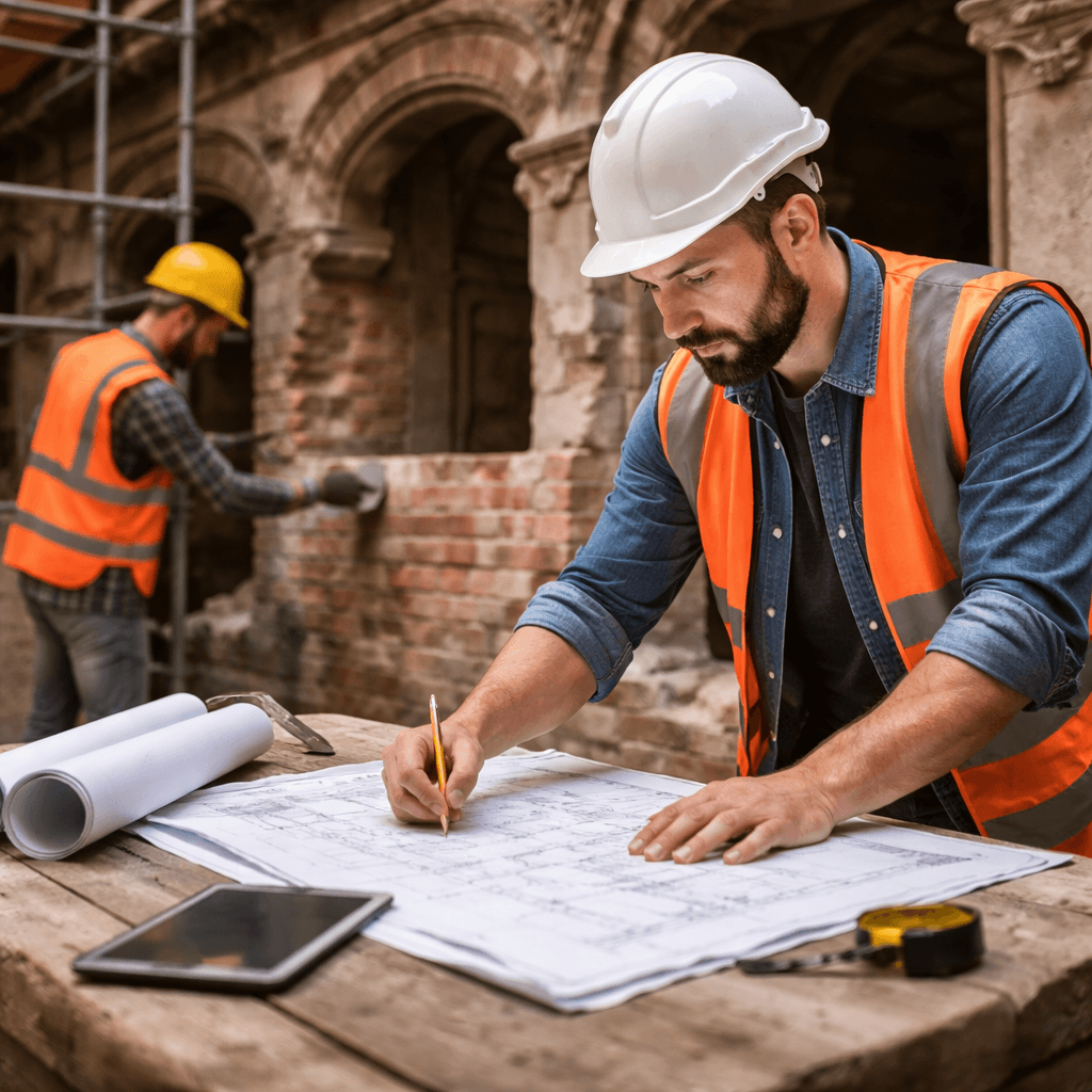 Иллюстрация: Реконструкция и реставрация зданий